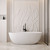 Ванна отдельностоящая Abber Stein 170x75 см AS9624-1.7, белый матовый, Размер - мм: 1700х750 фото 
