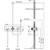 Душевая система для душа с термостатом Vincea VSFW-422T2MB, черный фото 11