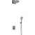 Душевая система для душа с термостатом Vincea Inspire VSFW-3I21T1GM, вороненая сталь фото 