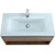 Тумба подвесная с раковиной BelBagno KRAFT-1000-1C-SO-RT 100 см, Rovere Tabacco (раковина BB1010/465-LV-VTR-BL) фото 4