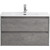 Тумба подвесная с раковиной BelBagno KRAFT 39-800/390-2C-SO-CG 80 см, Cemento Grigio фото 