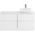 Тумба подвесная со столешницей BelBagno Etna 120 см ETNA-H60-600-2C-SO-BL-P+EK-120-AS-BO-R, Цвет фасада: Bianco Lucido фото 