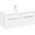 Тумба напольная с раковиной Акватон Мадрид 100 см 1A1280K5MA010, белый фото 