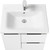 Тумба подвесная с раковиной Акватон Рене 60 см 1A2585K0NRC80, белый фото 3