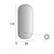Зеркало Cezares Led 65 см 45096 - 3 Зеркало Cezares Led 65 см 45096 фото 3