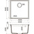Кухонная мойка Omoikiri Bosen 44-U-ES 4997206, espresso, Цвет производителя: espresso - 2 Кухонная мойка Omoikiri Bosen 44-U-ES 4997206, espresso, Цвет производителя: espresso фото 2