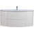 Тумба подвесная с раковиной Cezares Eden 120 см 54861, Bianco lucido -  Тумба подвесная с раковиной Cezares Eden 120 см 54861, Bianco lucido фото