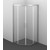 Душевое ограждение Azario Ostin 100x100 см AZ-121 S А, хром/прозрачное фото 2