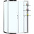 Душевое ограждение Azario Victoria AZ-NNQ2131-1-L 120х90 см (стекло 8 мм) хром/прозрачное -  Душевое ограждение Azario Victoria AZ-NNQ2131-1-L 120х90 см (стекло 8 мм) хром/прозрачное фото