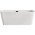 Ванна отдельностоящая Azario Lincoln LIN16080 160х80 см, Размер - мм: 1600х800 - 2 Ванна отдельностоящая Azario Lincoln LIN16080 160х80 см, Размер - мм: 1600х800 фото 2