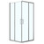 Душевое ограждение AZARIO AZ-131 S 90х90 см, хром/прозрачное фото 