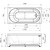 Ванна акриловая Радомир Виктория Лайт 150x70 см (в комплекте каркас), Размер - мм: 1500х700 - 8 Ванна акриловая Радомир Виктория Лайт 150x70 см (в комплекте каркас), Размер - мм: 1500х700 фото 8