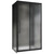 Душевое ограждение Abber Schwarzer Diamant 150x100 см AG30150BMH-S100BM-S100BM, чёрный/матовое фото 