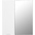 Зеркало-шкаф Loranto Santorini 60 см CS00086967 L, белый глянцевый фото 2