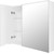 Зеркало-шкаф Loranto Santorini 70 см CS00086969 L, белый глянцевый фото 6