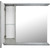 Зеркало-шкаф Loranto Florena 80 см CS00086988 L, светлый бетон фото 5