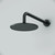 Верхний душ Am.Pm Gem 220х220 мм F0590022, чёрный фото 2