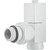 Вентиль для радиатора угловой Royal Thermo Cube 1/2" RTE 56.0007, белый фото 6