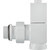 Вентиль для радиатора угловой Royal Thermo Cube 1/2" RTE 56.0007, белый фото 7