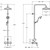 Душевая стойка Jacob Delafon Louise E24368-BL, чёрный - 2 Душевая стойка Jacob Delafon Louise E24368-BL, чёрный фото 2