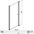 Душевая дверь Sole Enter 90 см, хром/прозрачное фото 2