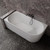 Ванна каменная Abber Stein 170x80 см AS9651 L, белый матовый фото 