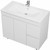 Тумба напольная с раковиной Mirsant Next 90 см (раковина Квадро 90) белый -  Тумба напольная с раковиной Mirsant Next 90 см (раковина Квадро 90) белый фото