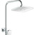 Душевой комплект Haiba: Душевая стойка HB23505 + смеситель для раковины HB13505, цвет хром фото 3
