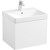 Тумба подвесная с раковиной Акватон Асти 55 см 1A263101AX2B0, белый глянцевый фото 