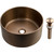 Раковина-чаша Fabia Profi 38 см 383812M (материал нержавеющая сталь) медь фото 