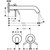Смеситель для раковины настенный Hansgrohe Tecturis S 73351000 фото 3
