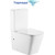Унитаз-компакт безободковый Тритон Corso CO-3006 с тонкой крышкой микролифт (система смыва торнадо) фото 