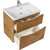 Тумба подвесная с раковиной BelBagno MARINO-H60-700-2C-SO-RN-P 70 см, Rovere Nature фото 5