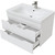 Тумба подвесная с раковиной Mirsant Soho Quadro 80 см - 4 Тумба подвесная с раковиной Mirsant Soho Quadro 80 см фото 4