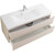 Тумба подвесная с раковиной BelBagno MARINO-1200-2C-SO-CO-P 120 см, Crema Opaco фото 5