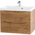 Тумба подвесная с раковиной BelBagno MARINO-600-2C-SO-RN-P 60 см, Rovere Nature фото 2