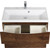 Тумба подвесная с раковиной BelBagno MARINO-H60-800-2C-SO-RW-P 80 см, Rovere Moro фото 4
