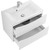 Тумба подвесная с раковиной BelBagno MARINO-750-2C-SO-BO-P 75 см, Bianco Opaco фото 6