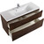 Тумба подвесная с раковиной BelBagno MARINO-H60-1100-2C-SO-RW-P 110 см, Rovere Moro фото 6