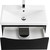 Тумба подвесная с раковиной BelBagno MARINO-CER-600-2C-SO-NL-P 60 см, Nero Lucido фото 4