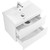 Тумба подвесная с раковиной BelBagno MARINO-CER-600-2C-SO-BL-P 60 см, Bianco Lucido фото 4
