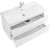 Тумба подвесная с раковиной BelBagno MARINO-CER-900-2C-SO-BL-P 90 см, Bianco Lucido фото 6