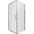 Душевое ограждение Triton Терра 90x90 см, хром/прозрачное фото 