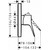 Смеситель для душа Hansgrohe Vivenis 75615700, белый матовый - 2 Смеситель для душа Hansgrohe Vivenis 75615700, белый матовый фото 2