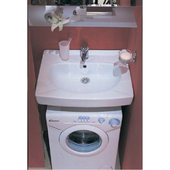 Раковина Santek Пилот 60х50 см над стиральной машиной (ПИЛОТ-50) 1.WH30.1.970 фото 5