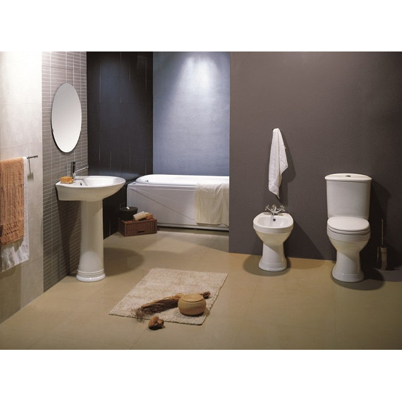 Унитаз-компакт Creo Ceramique Marseille с крышкой микролифт - 4 Унитаз-компакт Creo Ceramique Marseille с крышкой микролифт фото 4