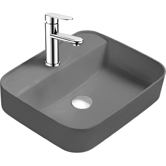 Раковина-чаша Aquatek Вега 50 см AQ5506-MG, серый матовый фото 