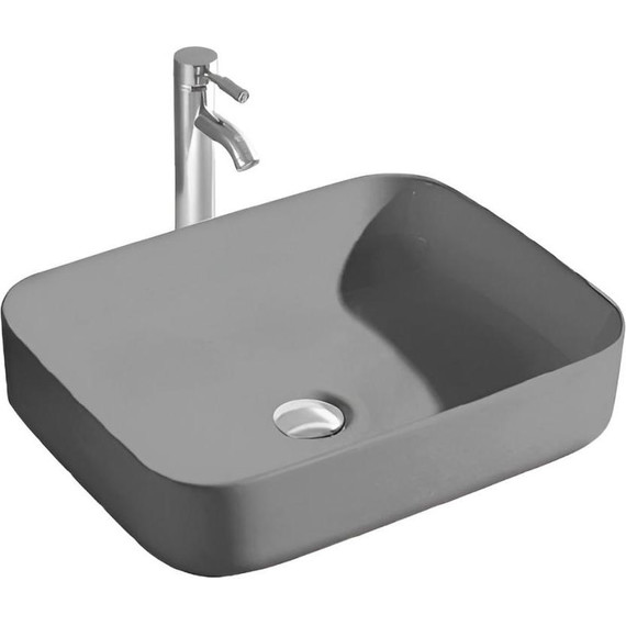 Раковина-чаша Aquatek Вега 50 см AQ5515-MG, серый матовый фото 