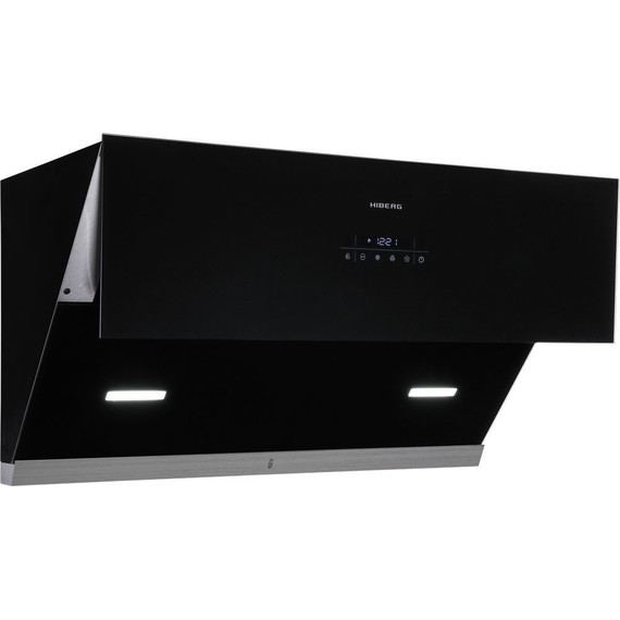 Вытяжка Hiberg VM 90131 B (чёрное стекло) фото 4