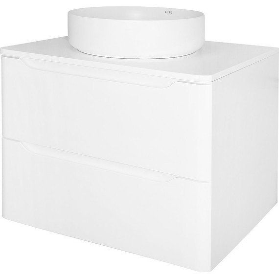 Тумба подвесная со столешницей Azario Lotos 60/2 см CS00084142, белый фото 6